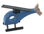 (Bild für) Helikopter Holz Blau mit Rotor