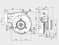 (Obraz dla) Wentylator ssący, wentylator ssący G2E150-AN91-01 Wentylator wyciągowy spalin lub gorącego powietrza