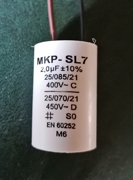 (Bild für) Kondensator 2,0 μF - zum Schließen ins Bild klicken