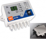 (image for) Valdiklis MTS-10z katilo ventiliatoriui, tiekimo siurbliui ir karšto vandens rezervuaro kambario jutikliui