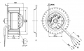 (Obraz dla) 260 sztuk odśrodkowy wentylator wyciągowy R2E097 AD01-05