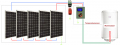 (Bild für) PulsarSimple, Regler für Umwandlung Solarstrom zu Wärme im Warmwassertank inkl. Heizstab