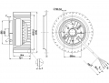 (Obraz dla) Odśrodkowy wentylator wyciągowy R2E140 AE77-C9 Hall IC