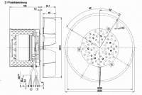 (Obraz dla) Odśrodkowy wentylator wyciągowy R2E210 AB34-05
