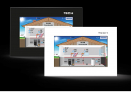 (image for) Kambario termostatas R.81C su RS ryšiu – bevielis ryšys (baltas)