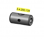 (Bild für) Stahlgewicht, komplett, ca. 52 g