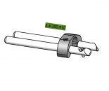 (image for) Stumdomas svoris 30 g, su 2 svarmenimis po 15 g (modeliui P 44)