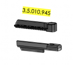 (Bild für) Zahnstangensatz, kurz (Länge ca. 52 mm)