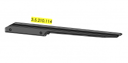 (Bild für) Visierrückverlagerung ca. 20 cm (14 mm erhöht)