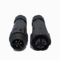 (image for) A pair of male/female connectors M16, 3 pin IP68
