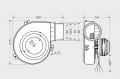 (Obraz dla) Wentylator ssący, wentylator ssący WW150_05 wentylator wyciągowy spaliny gorące powietrze spaliny