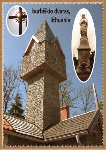 Grußkarte aus Burbiski in Litauen