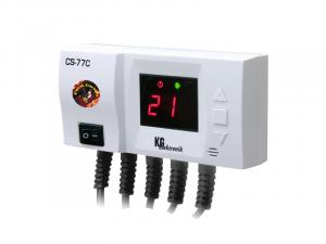 Steuerung, Regelgerät CS-77c für 2 unabhängige Pumpen Heizkessel Fußbodenheizung