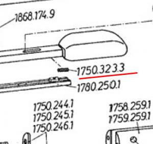 Druckfeder 	1750.323.3