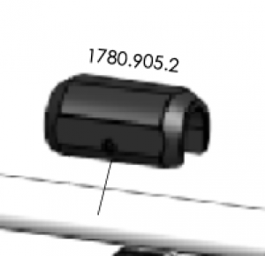 Schiebegewicht, 160 g, komplett, brüniert