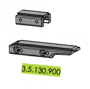 Visierlinienerhöhung, komplett (8,5 mm)