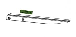 Visierrückverlagerung, 20 cm, für Aufgelegtschießen (14 mm erhöht)