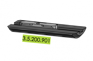 Zusatzgewicht, 200 g (zur Montage in der UIT Schiene)