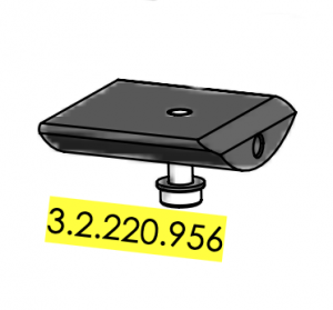 Zusatzgewicht für Handauflage, 85 g