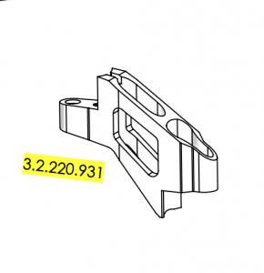 Koppelgelenk, 8 mm verkürzt