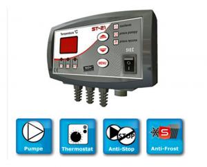 Steuerung Umwälzpumpe, Pumpensteuerung, Pumpenregler ST-21 / Thermostat